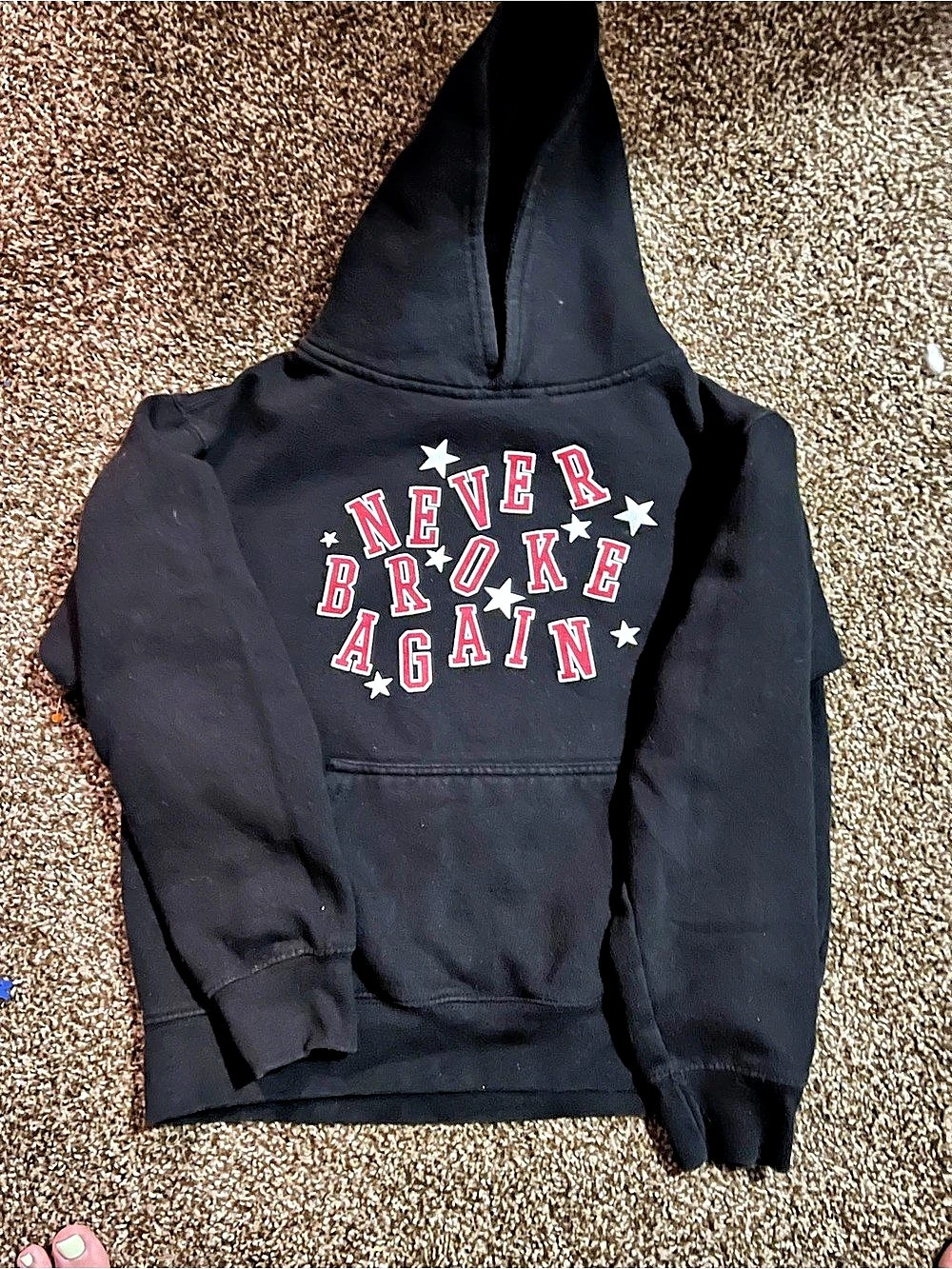 Never broke again Kids Graphic Hoodie Size Large